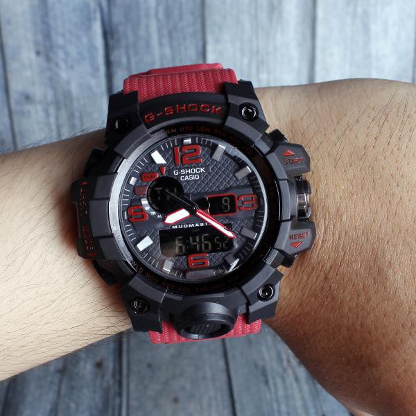 TERMURAH  LIMITED STOCK... G Shock MUDMASTER GWG1000 Full Red & merah . Jam tangan pria keren murah