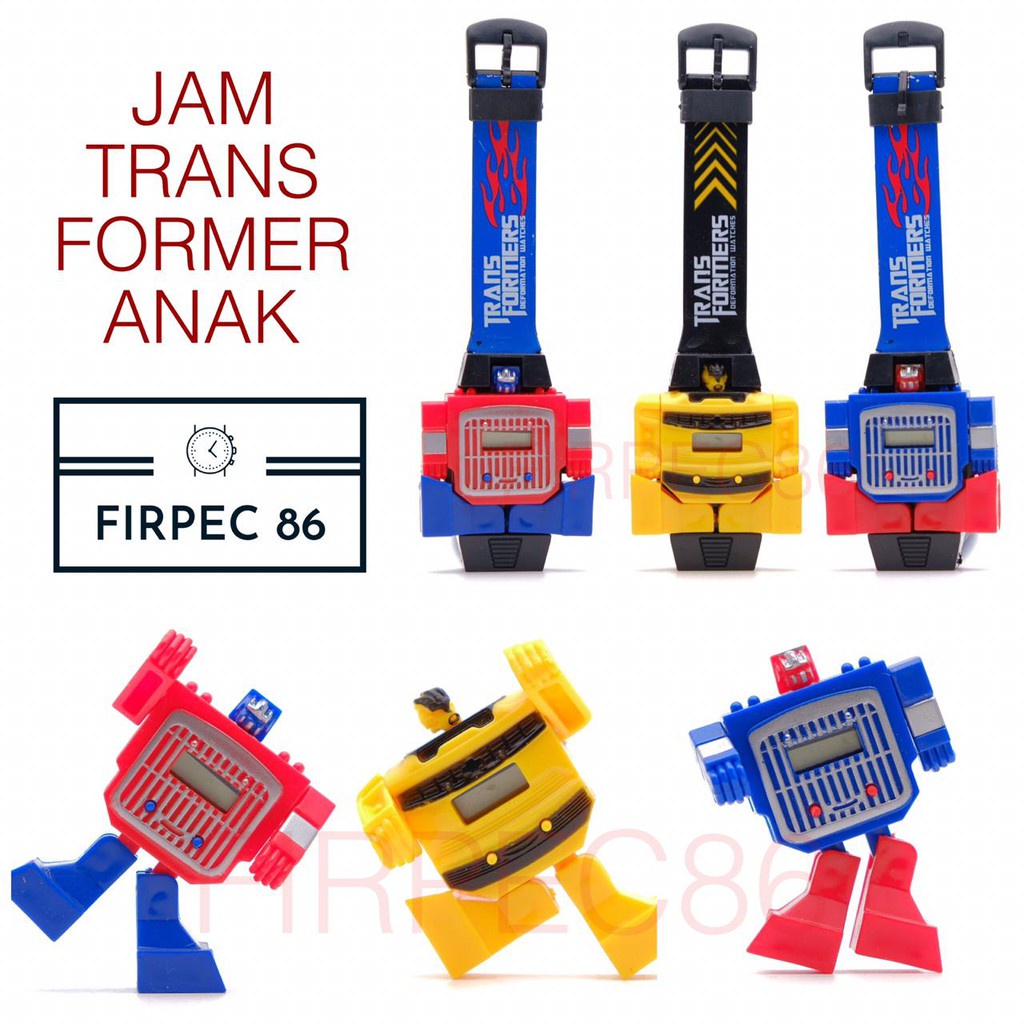 F86 Jam tangan anak karaktrer motif LED Digital Display Favorite