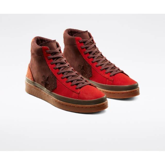 Sepatu Converse Pro Leather 2000 Pack Hi Fiery Scarlet