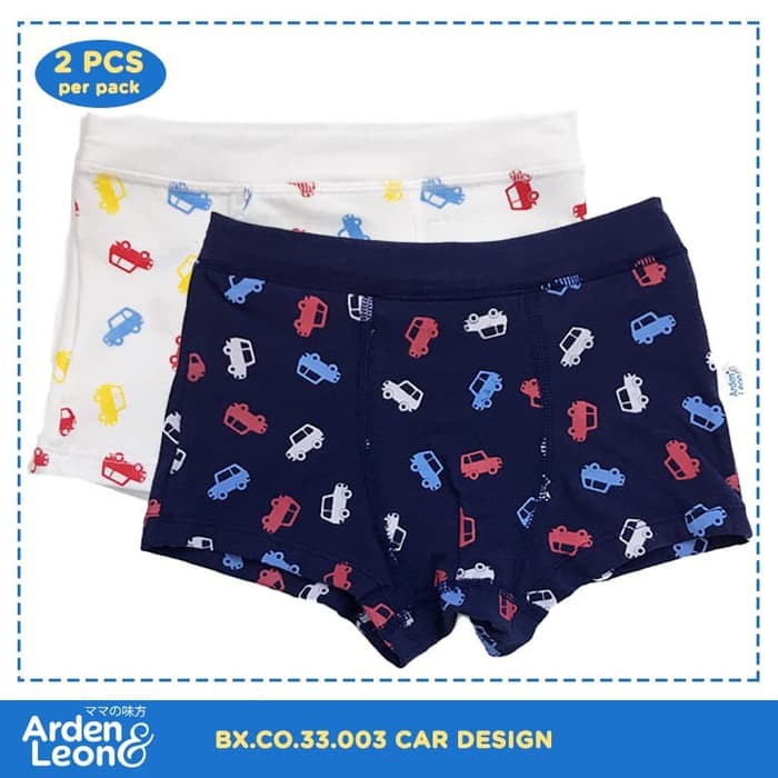 Makassar ! Celana Dalam Boxer Anak Laki-Laki ARDENLEON Car Design ( 2 PCS )