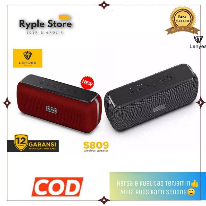 Lenyes S809 Speaker wireless 60w bluetooth hi-fi stereo
