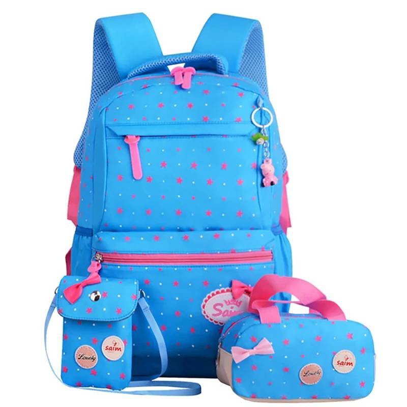 Tas Anak Kecil Ransel Anak TK SD PAUD Karakter Bag Backpack Motif Bintang Cute Import