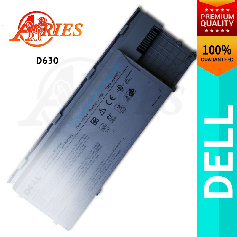 Baterai Laptop Dell Latitude D620 D630 PC764 PC765 Series 6 cell