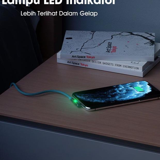 ♝ Acome Kabel Data Gaming Micro USB Fast Charging 2.4A AWM ℮