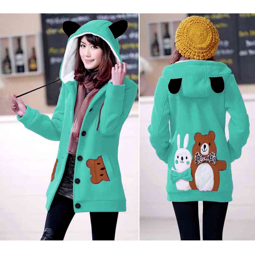 [Jaket MRS Funny Varian Warna LO] Jaket Wanita Babyterry Varian Warna