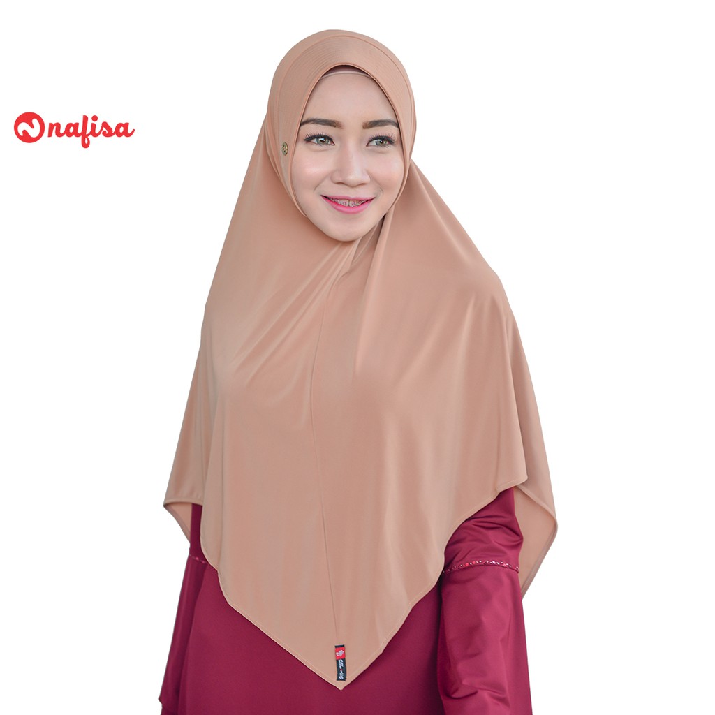 Jilbab Instan Pet Antem Nafisa Naifa | Hijab Pet Antem Pinguin Ultracryf Premium Panjang Belakang