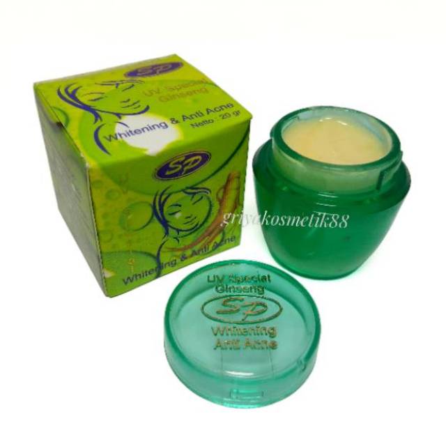 CREAM SP GINGSENG WHITENING ANTI ACNE ORIGINAL ecer