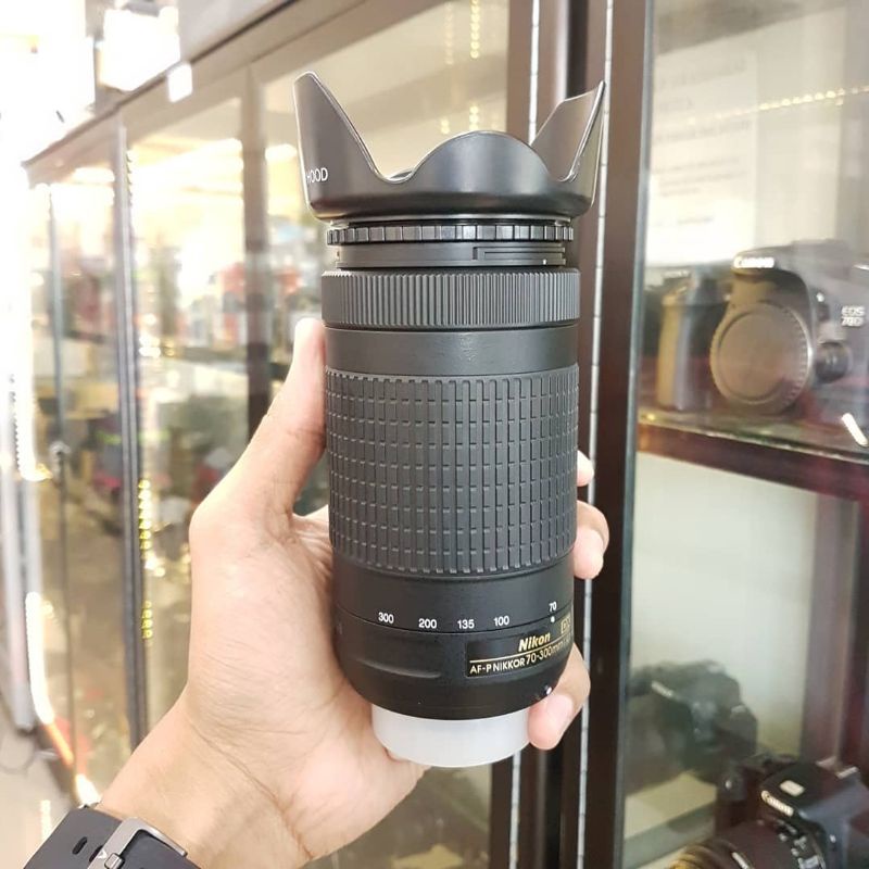 lensa tele afp 70-300 vr mulus