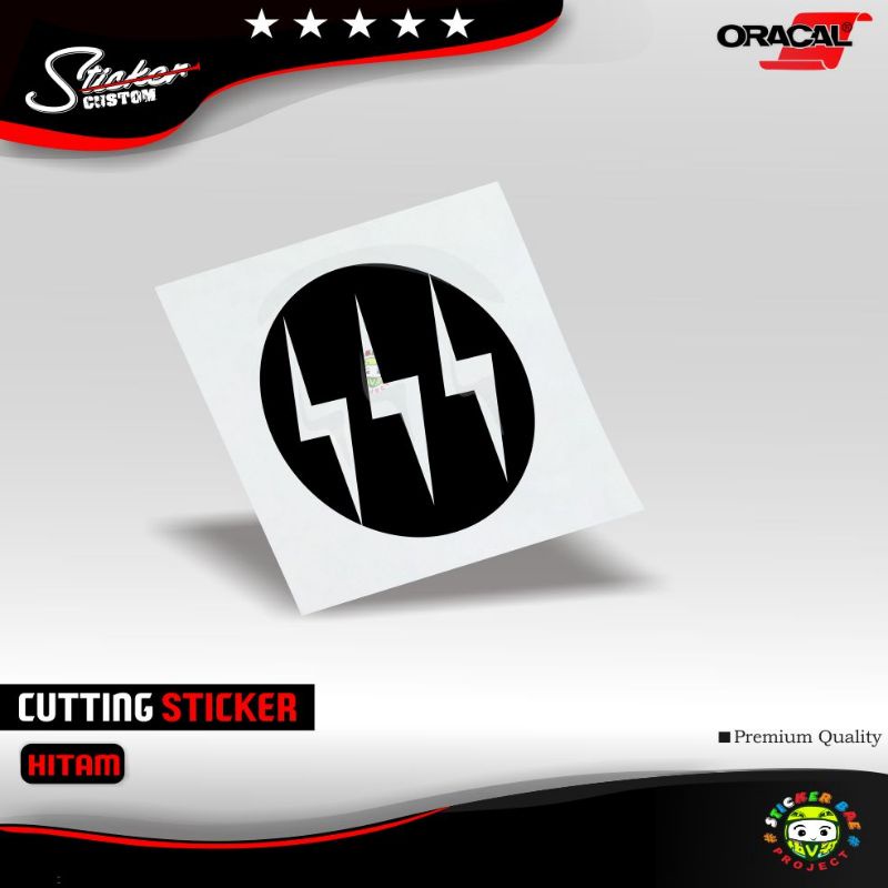 stiker sss logo cutting sticker 1pcs