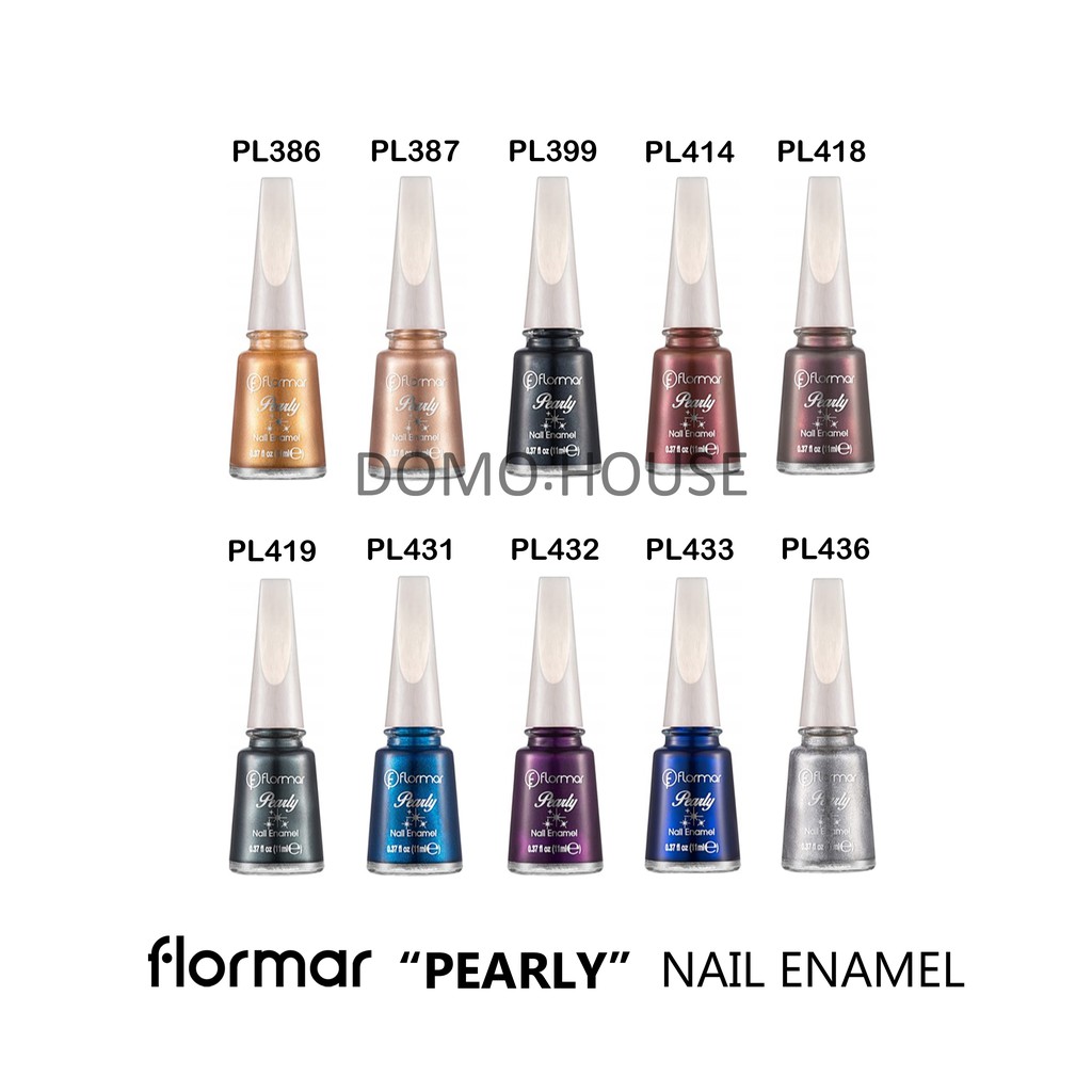 FLORMAR PEARLY NAIL ENAMEL / KUTEK FLORMAR NAIL POLISH