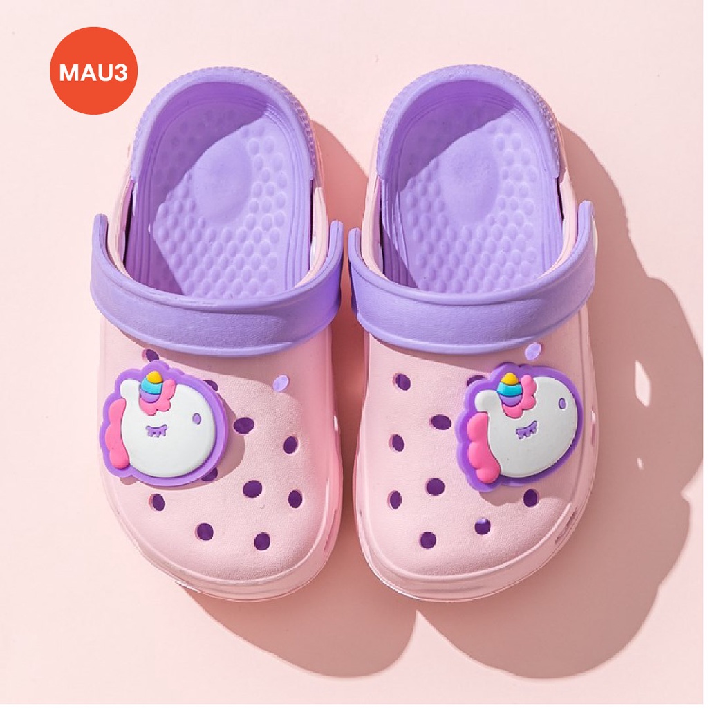 LAPAGO - Sepatu Sandal Slop Anak Kartun EVA Laki laki Perempuan Umur 1-4 Thn Eva 2021 Type MAU