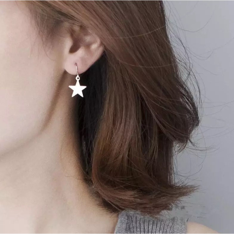 ★ODS★ FA60  Anting Tusuk  Bintang Drop Fashion Wanita Korea kekinian