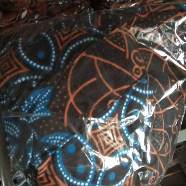 Nailo Batik Hrb026 Kenongo Kemeja Tosca Pendek Pekalongan Padi M L Xl Sogan Tulis Halus Kemeja Batik