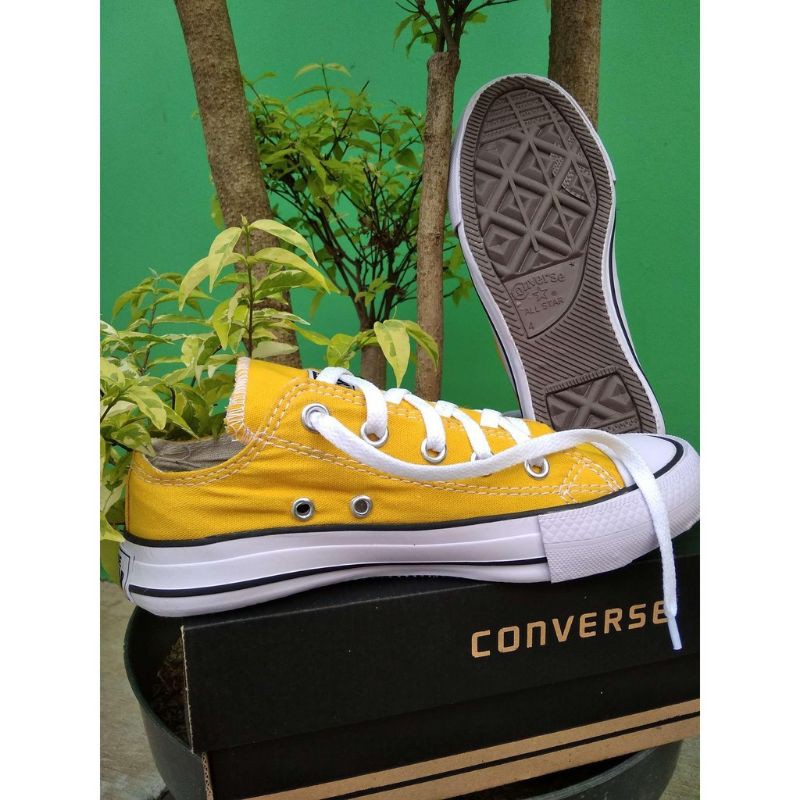 Jual Sepatu Converse All Star Chuck Taylor 70s Kuning List Box