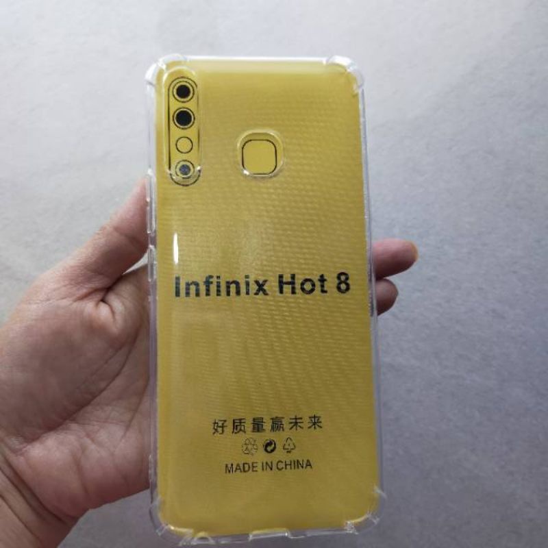 ANTI CRACK INFINIX HOT 8 SOFTCASE HP INFINIX HOT 8 SILIKON HP INFINIX HOT 8 CASING INFINIX HOT 8