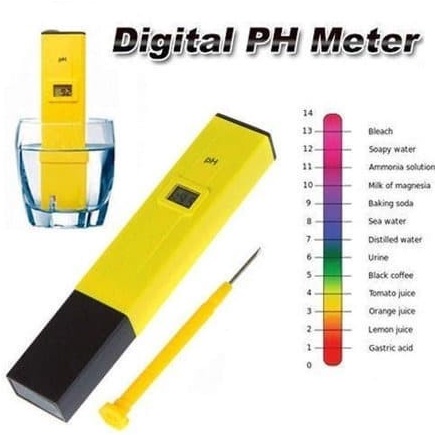 Alat Ukur PH Air Hidroponik - pH Meter digital tester asam basa cairan