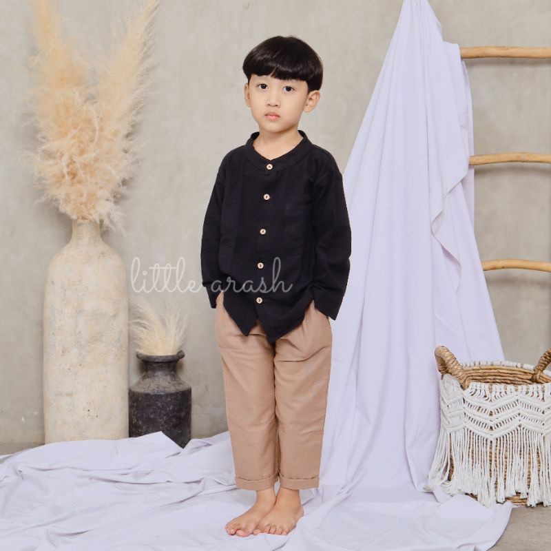 Little Arash | Haru Top | Kemeja changi anak | Kemko anak