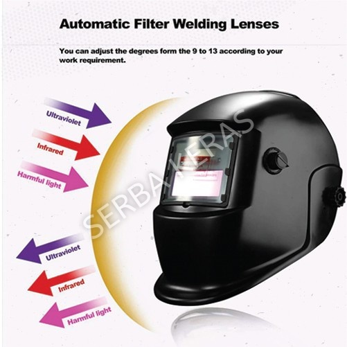 Helm Las Otomatis / WELDING MASKED - HELMET - Topeng Las - Wajah
