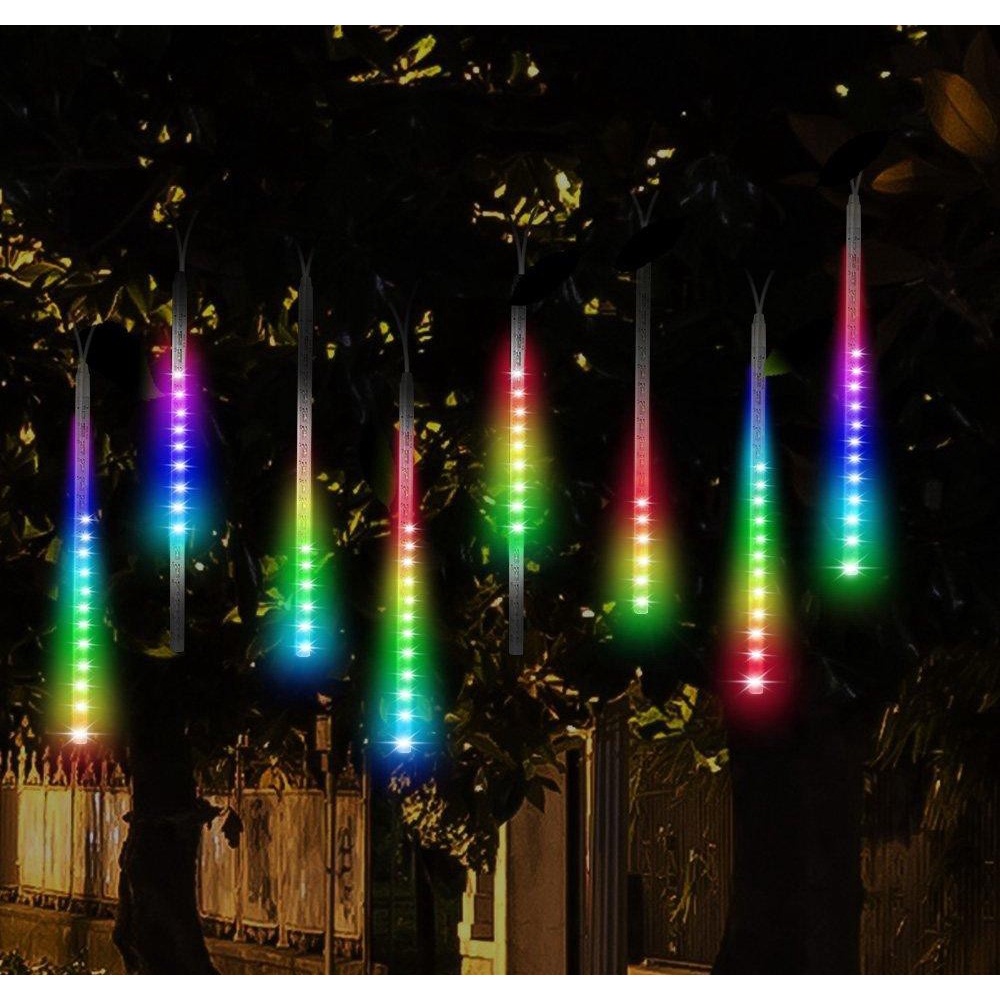 Lampu Meteor Hias LED Isi 10 Pc 50 Cm / Nyala Jatuh Rain Snow Meiwa