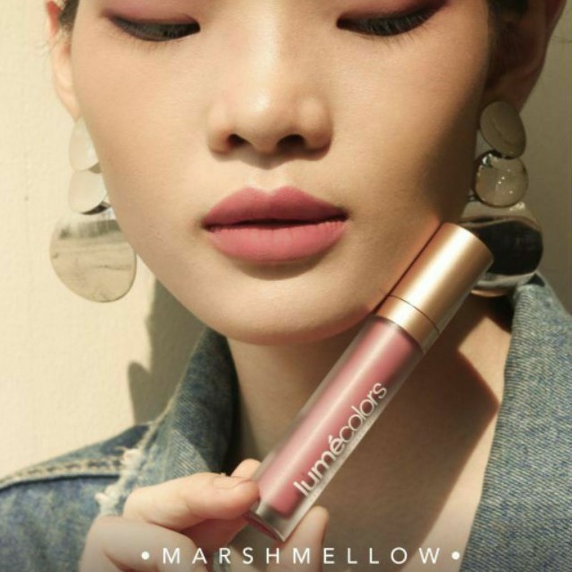 Lumecolors MARSHMELLOW VELVET LIP &amp; CHEEK MOUSSE 3 IN 1 by CHRISTINA LIE BPOM HALAL lipstick