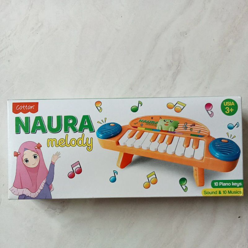 Mainan Alat Musik Piano Naura 49050 (Free Batterai)