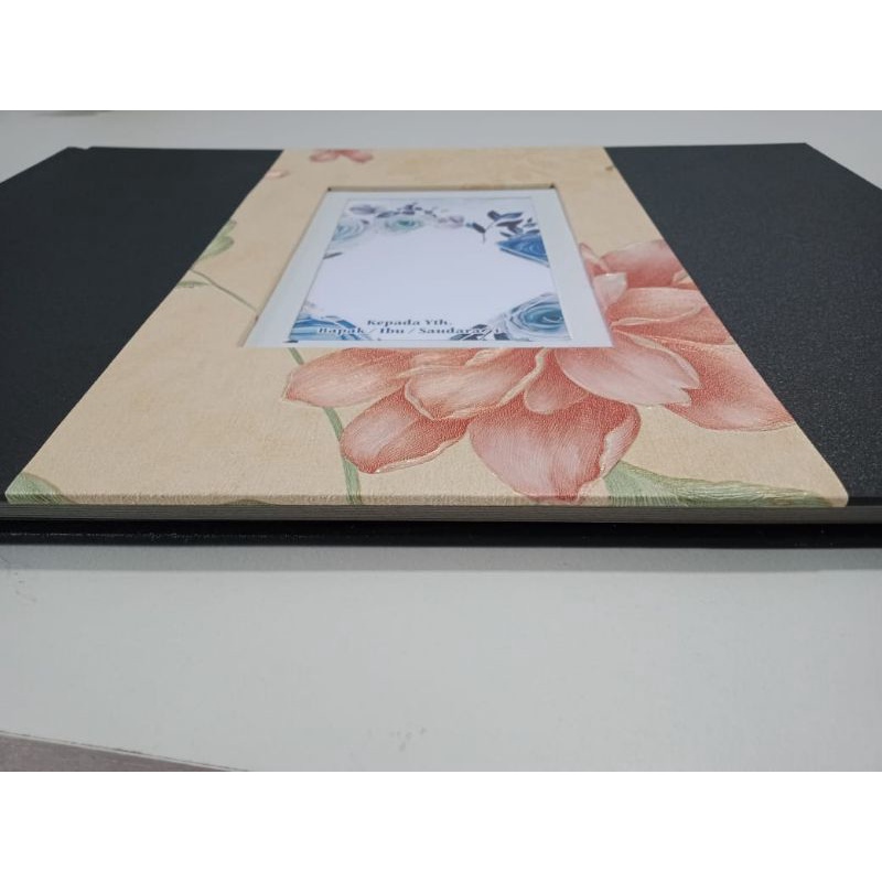 PHOTOGRAPH ALBUM MAGNETIC BLACK SHEET LANDSCAPE LUBANG FOTO COVER