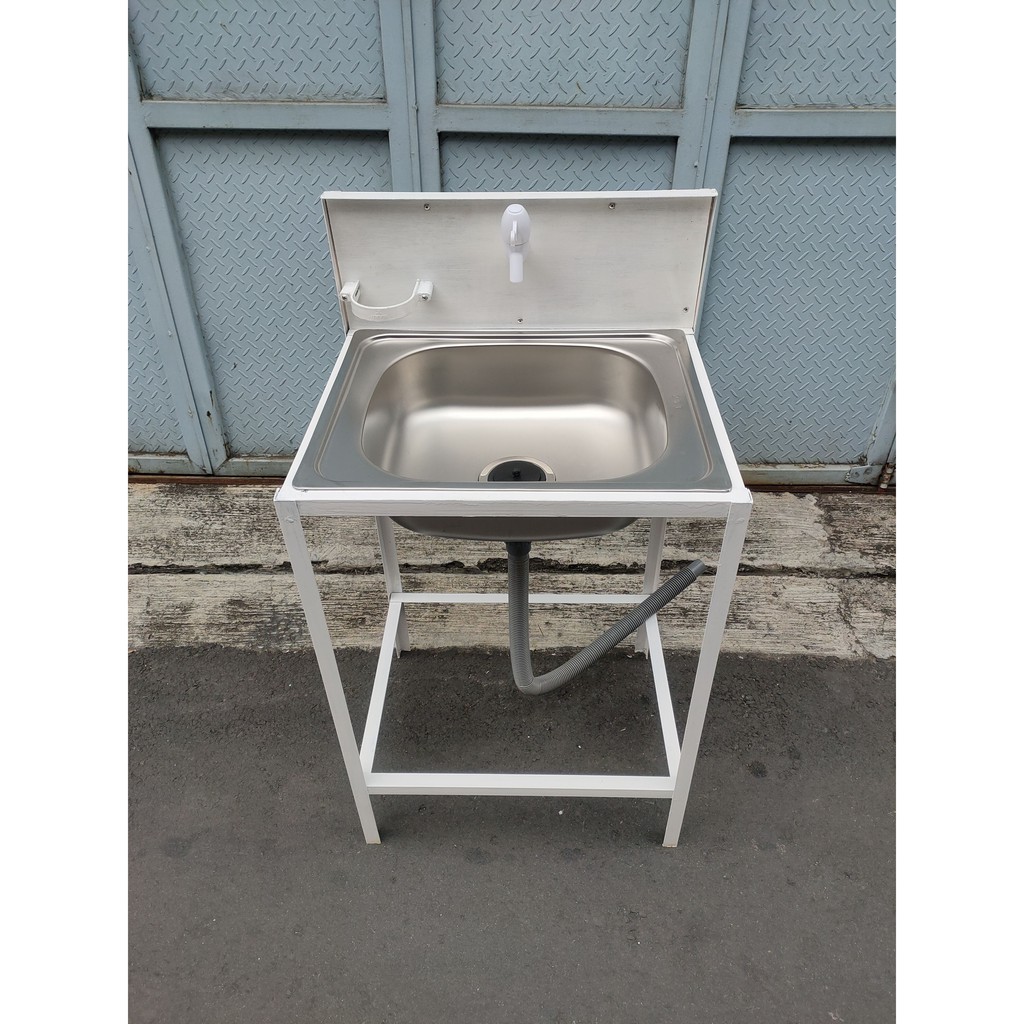 Wastafel Washtafel Portable Bak Cuci Tangan Kitchen Sink Zink Portable Cegah Corona Shopee Indonesia