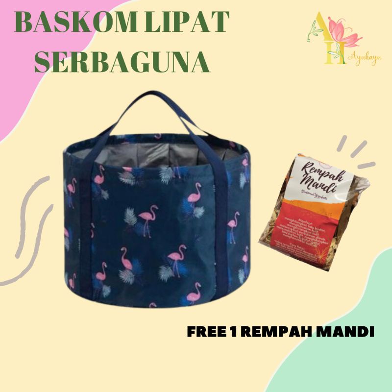 BASKOM AIR LIPAT RENDAM KAKI TANGAN PEDICURE MEDICURE FOOT SPA