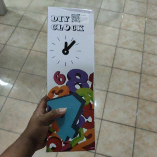 Jam Dinding Besar Diy Giant Wall Clock Quartz Creative Design Model Kucing Lucu - Diy-203