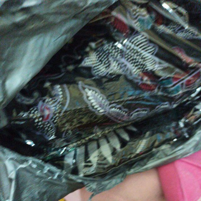 Batik Couple Keluarga Sania Ruffle Ori Ndoro Jowi Dnt Motif Singa Silver Sarimbit