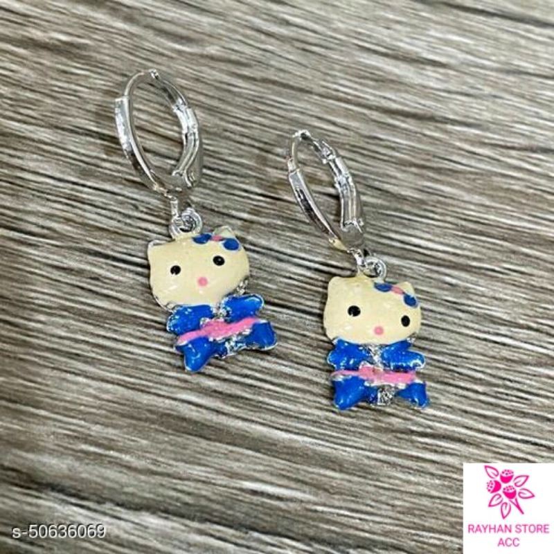 BAYAR DI TEMPAT Anting anak anak motif hello Kitty 02 terbaru