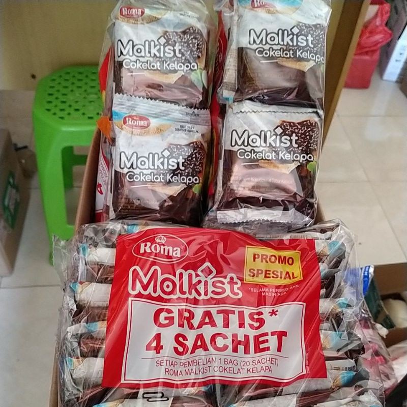 

Roma malkis coklat kelapa / manis gurih nikmat