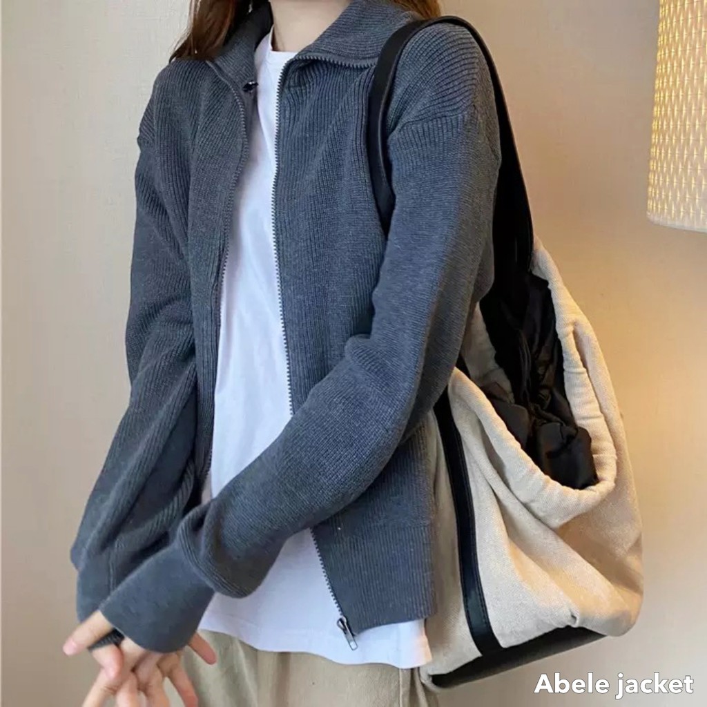 Abele knitted jacket -Thejanclothes