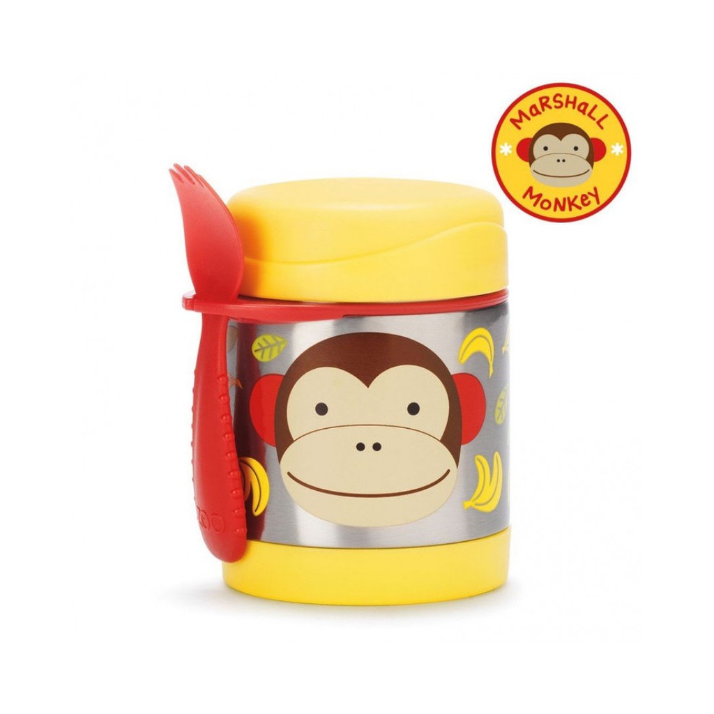 Skip Hop Zoo Insulated Food Monkey - Butterfly / Termos Tempat Makan Anak