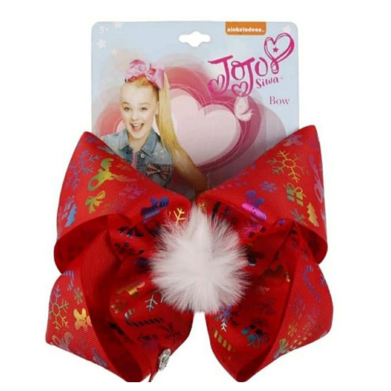 

Pita Jojo Siwa Natal Christmas besar 8inch