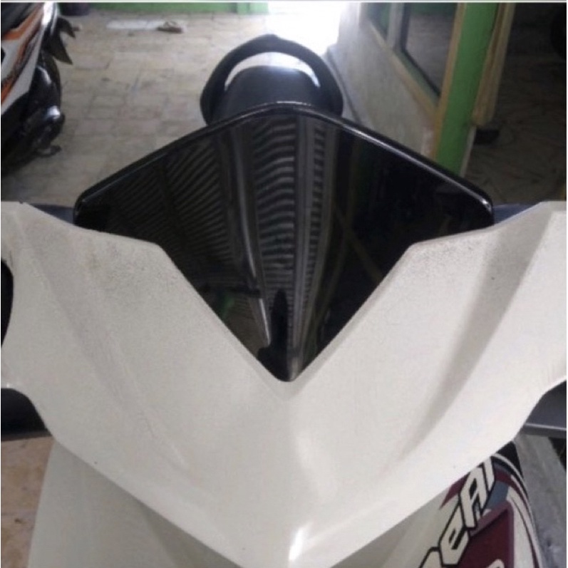 visor honda beat carbu karbu ABS black