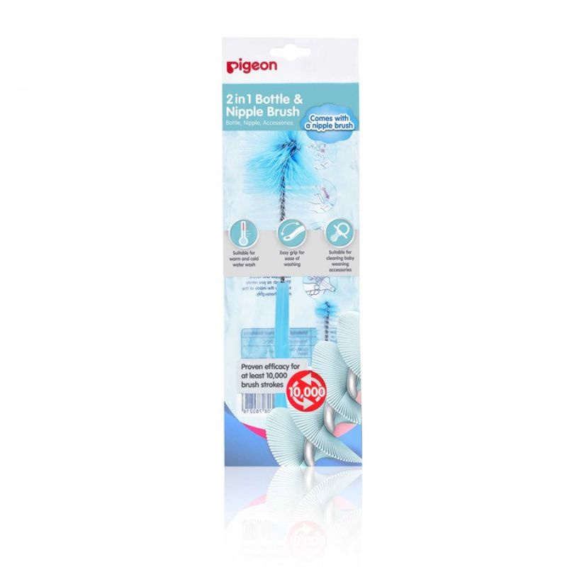 Pigeon Bottle And Nipple Brush - Sikat Botol Bayi