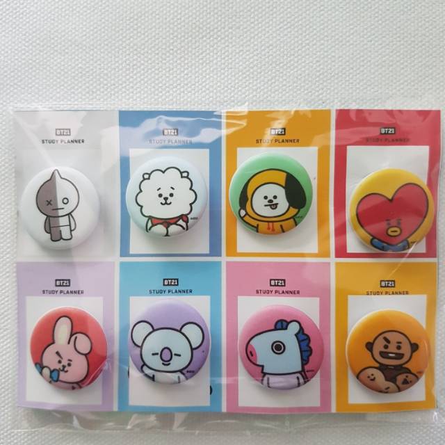 bts pin button bt21 bts bros kpop bangtan boys jimin suga taehyung jhope rapmonster jungkook