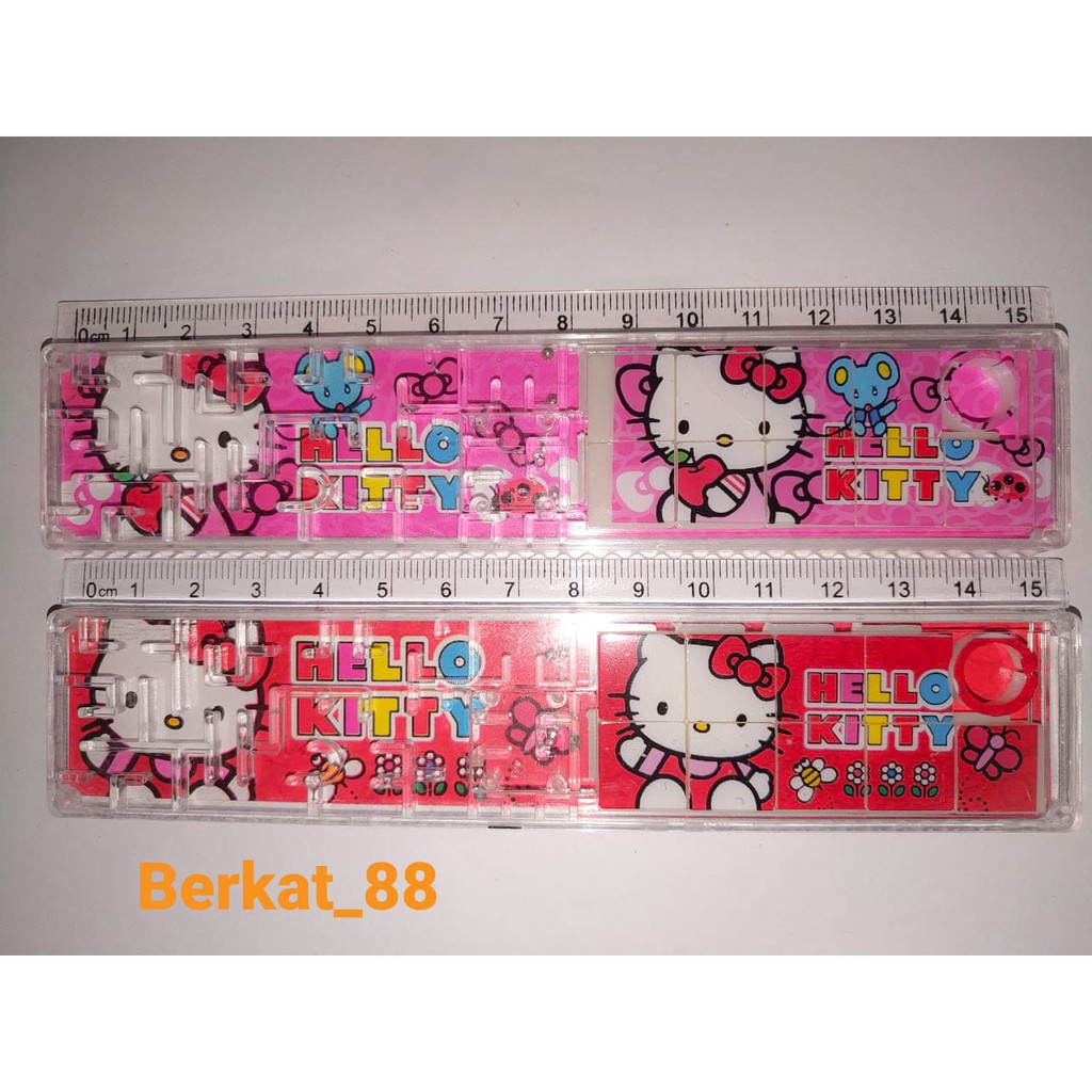 

Penggaris 15Cm Mainan Model Hello kitty
