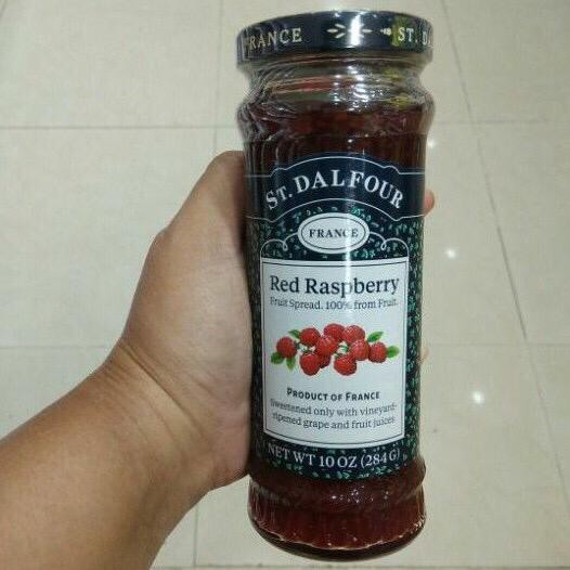 SELAI ST DALFOUR RED RASPBERRY JAM JAR 284gr