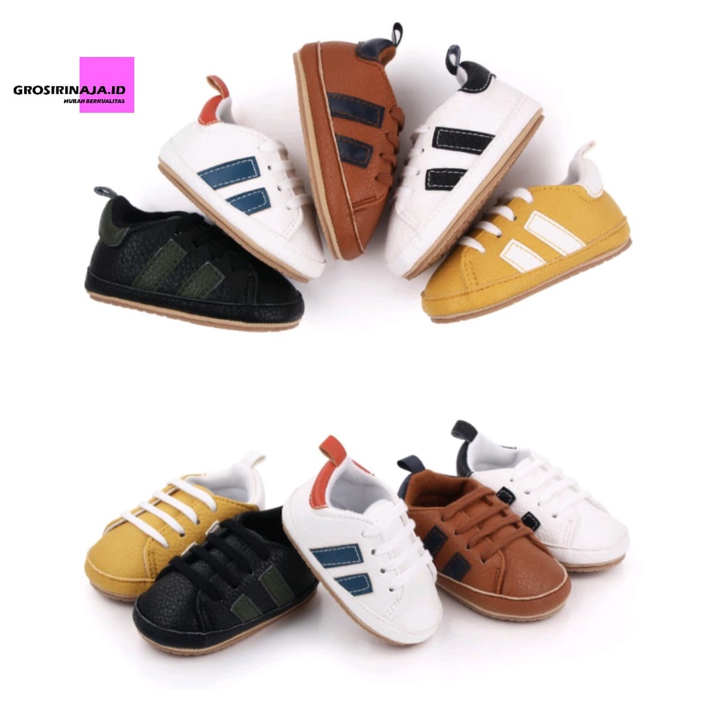 Sepatu Sneakers Bayi Laki-Laki-Sepatu Bayi Perempuan Garis II