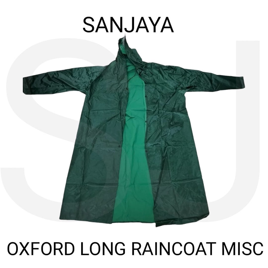 JAS HUJAN / JAS HUJAN SETELAN / MANTOL / JAS HUJAN DEWASA / RAINCOAT / OXFORD LONG RAINCOAT MISC