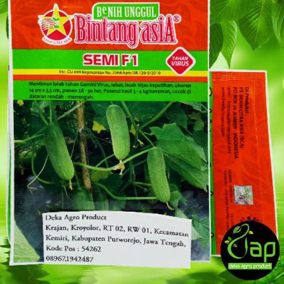 3.3 Promo Brand BIBIT BENIH MENTIMUN TIMUN SEMI F1 20GRAM