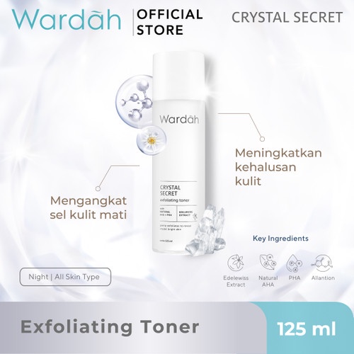 Wardah Crystal Secret Exfoliating Toner 125ml