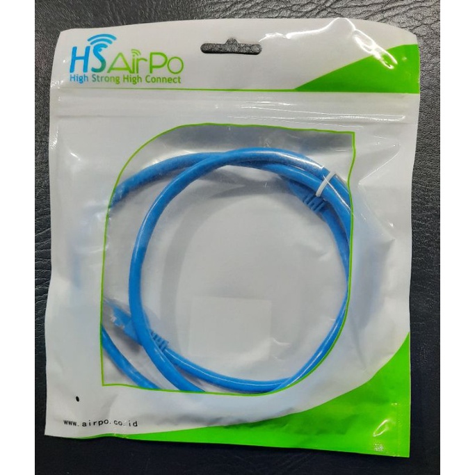 HS AIRPO UTP CAT6E PATCH CORD CABLE 1 METER