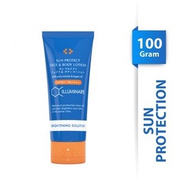 Illuminare Brightening Sun Pro Face &amp; Body Lotion SPF 50+ 100gr / SunBlock / SunScreen / Whitening