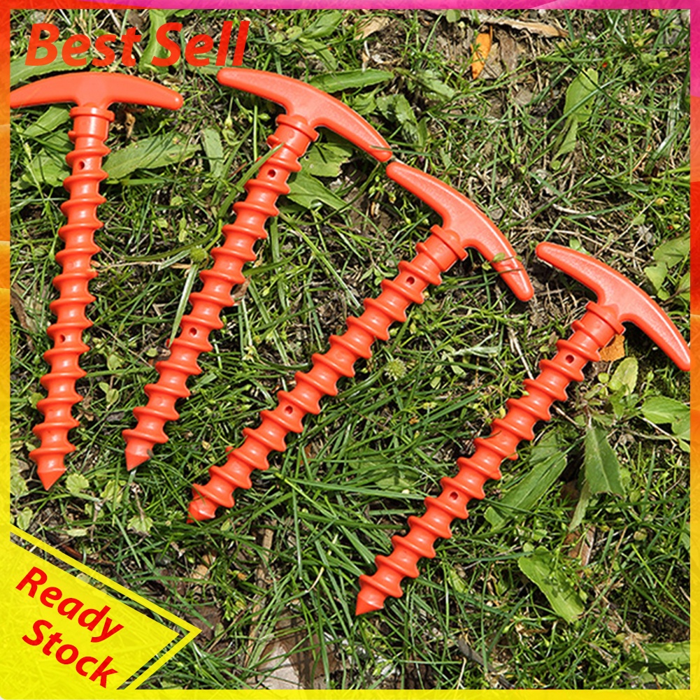 10pcs 14.5cm Outdoor Camping Tent Ground Peg Nylon Canopy Awning Fixed Nail