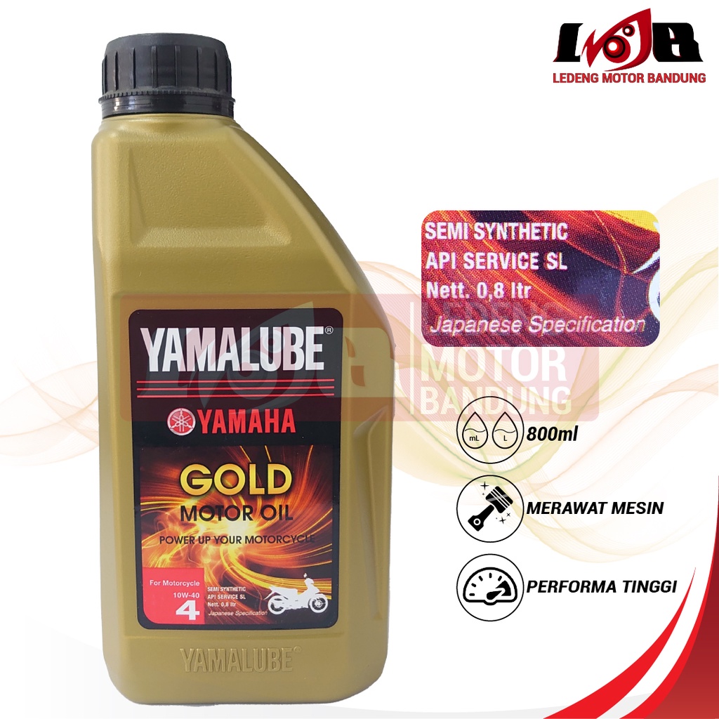 Yamalube Gold 10w40 Oli Mesin Motor Yamaha Bebek 800ml