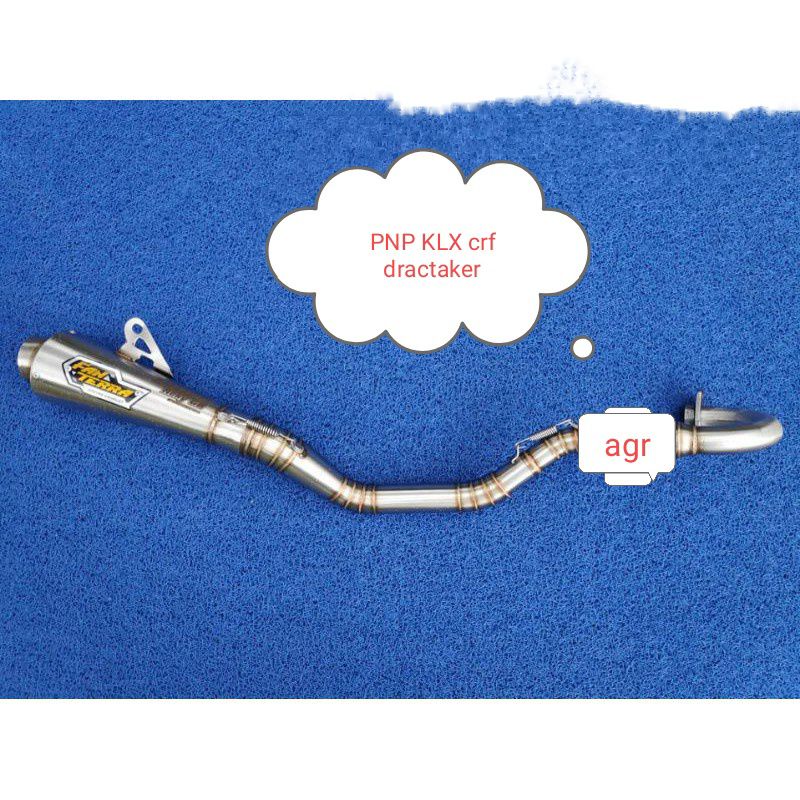 knalpot fanterra kolong atas KLX dractaker crf