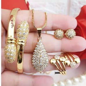 Xuping set perhiasan wanita gold LL3452